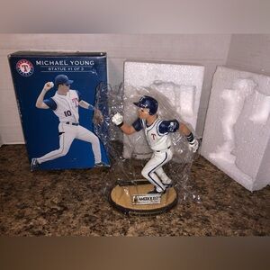 Texas Rangers Michael Young MLB 8" Statue #1 of 3 of Collectors Series 2